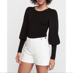 EXPRESS Hight Waisted Button Tab Shorts